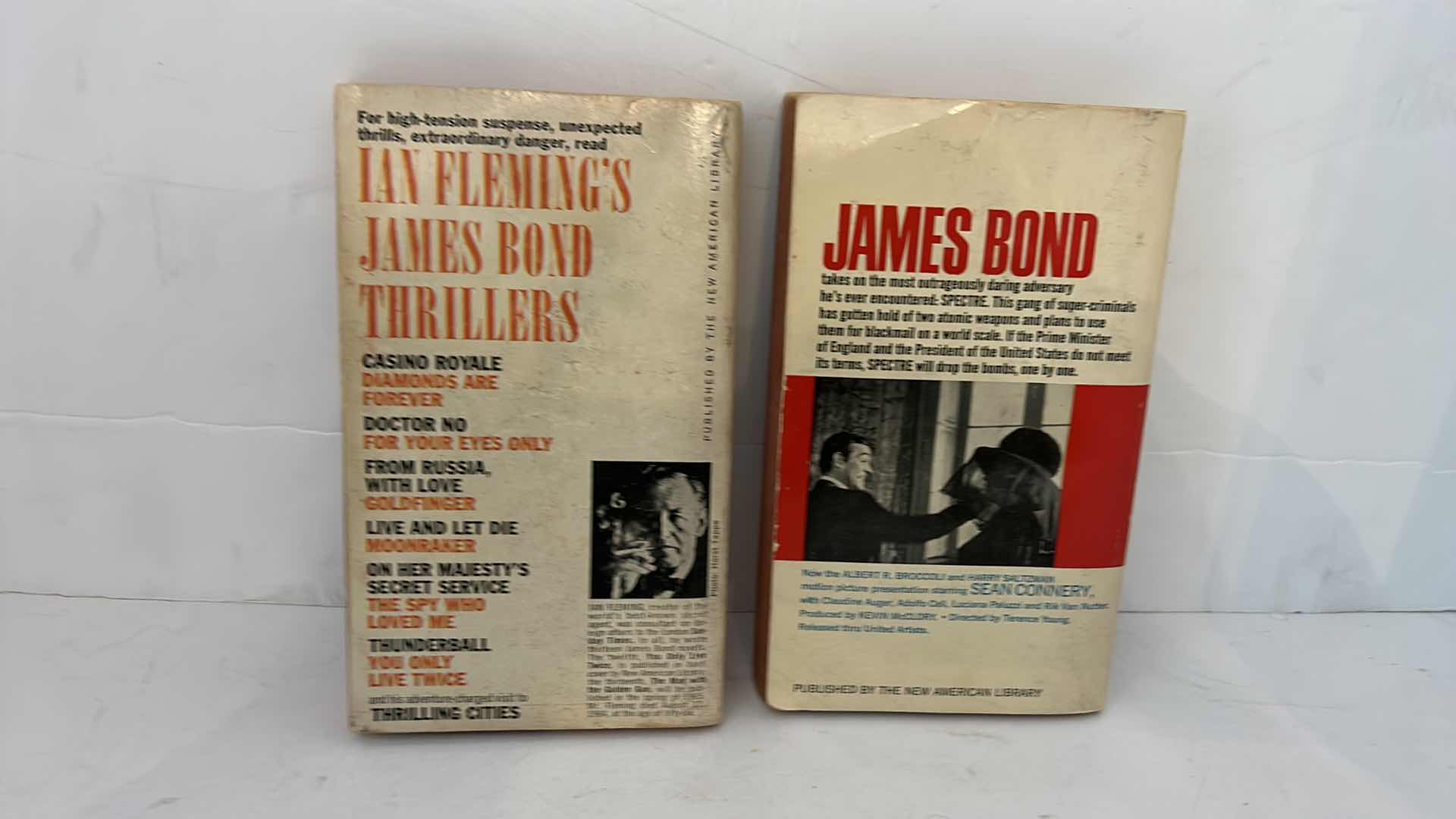 Photo 1 of 2 VINTAGE IAN FLEMING BOOKS