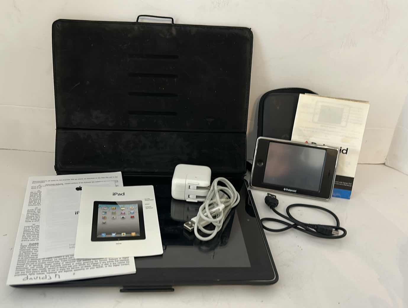 Photo 1 of IPAD AND POLAROID WITH CHARGERS AND MANUELS
