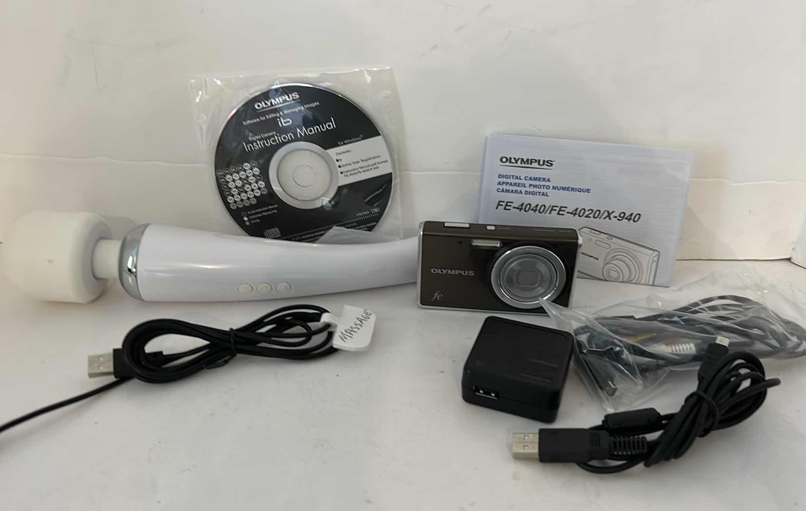 Photo 1 of ELECTRONICS- OLYMPUS CAMERA AND MASSAGER