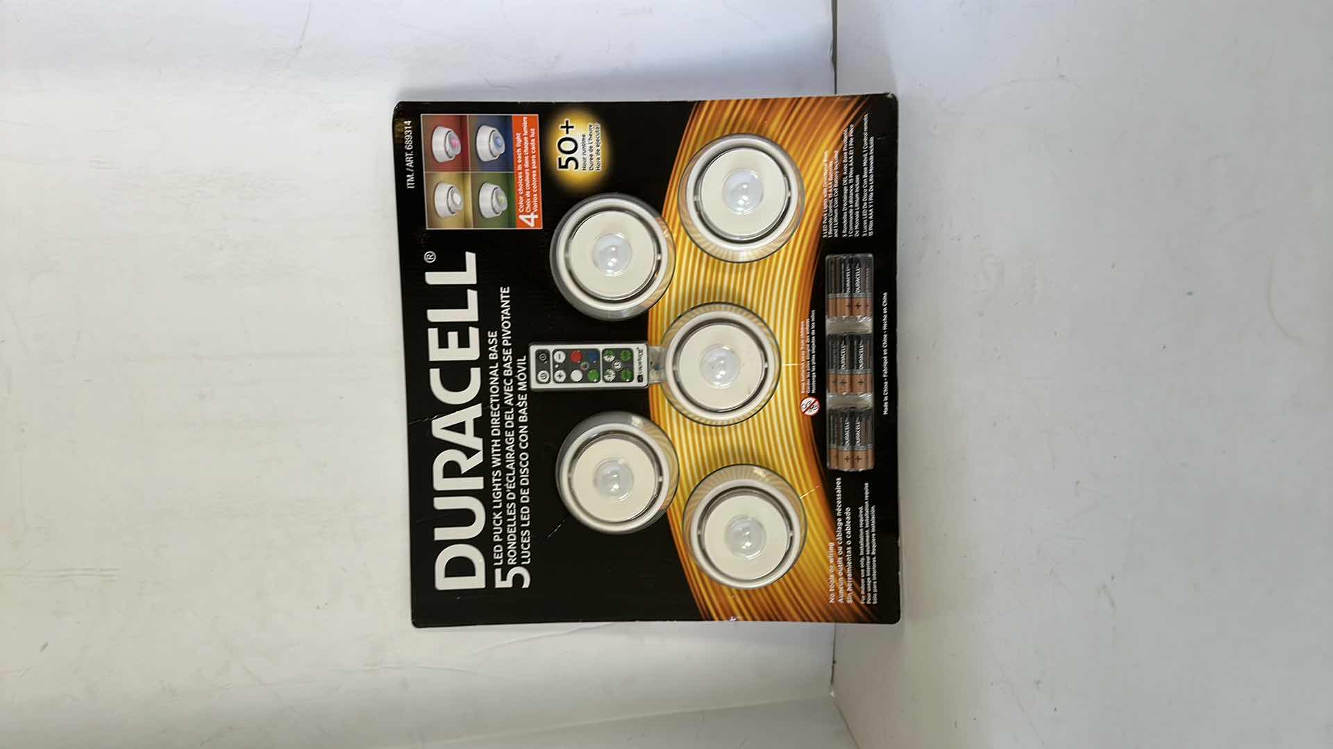 Photo 1 of DURACELL PUCK LIGHTS NIB