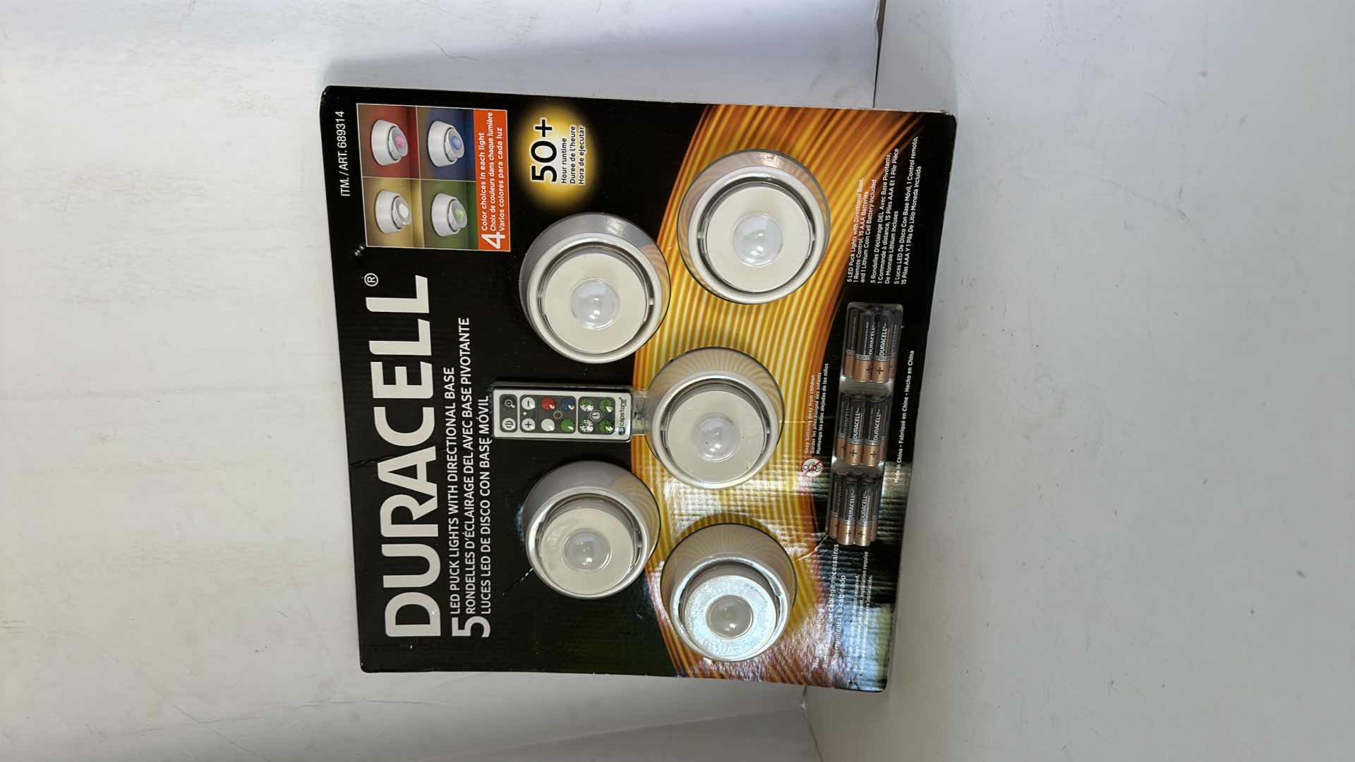 Photo 2 of DURACELL PUCK LIGHTS NIB