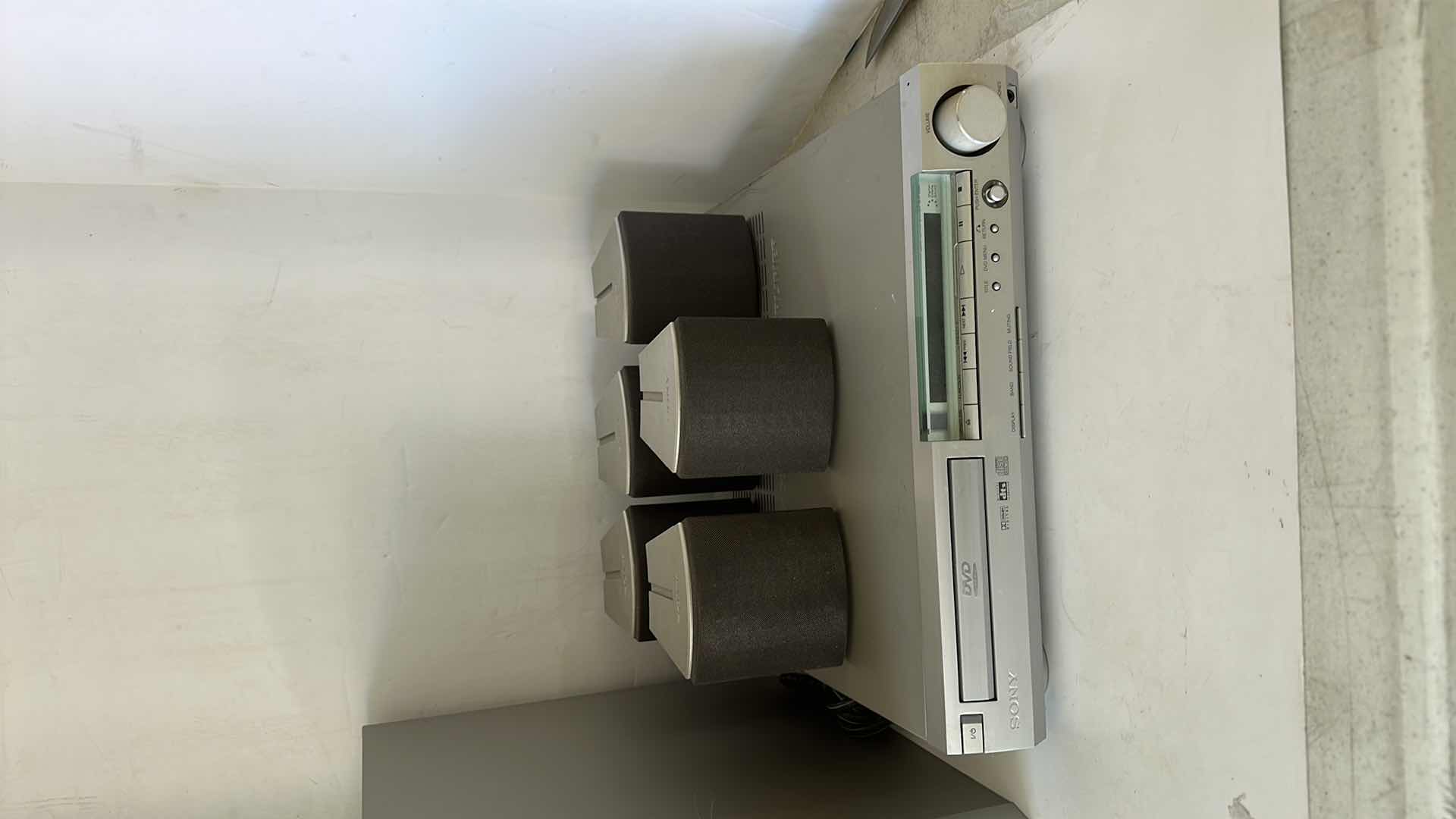 Photo 1 of COMPLETE SONY SOUND SYSTEM AND DVD PLAYER WITH REMOTE AND WIRES