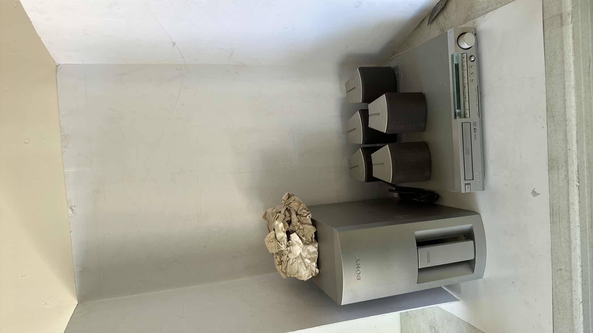 Photo 1 of COMPLETE SONY SOUND SYSTEM AND DVD PLAYER WITH REMOTE AND WIRES