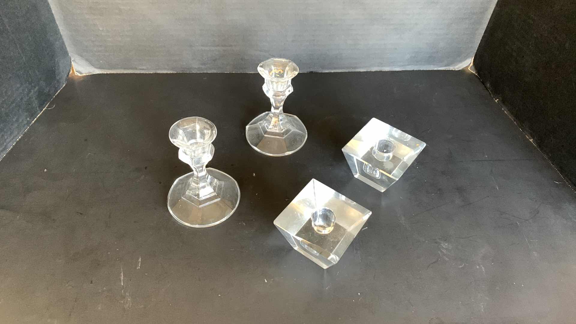 Photo 1 of 2 SETS OF CANDLESTICK HOLDERS
