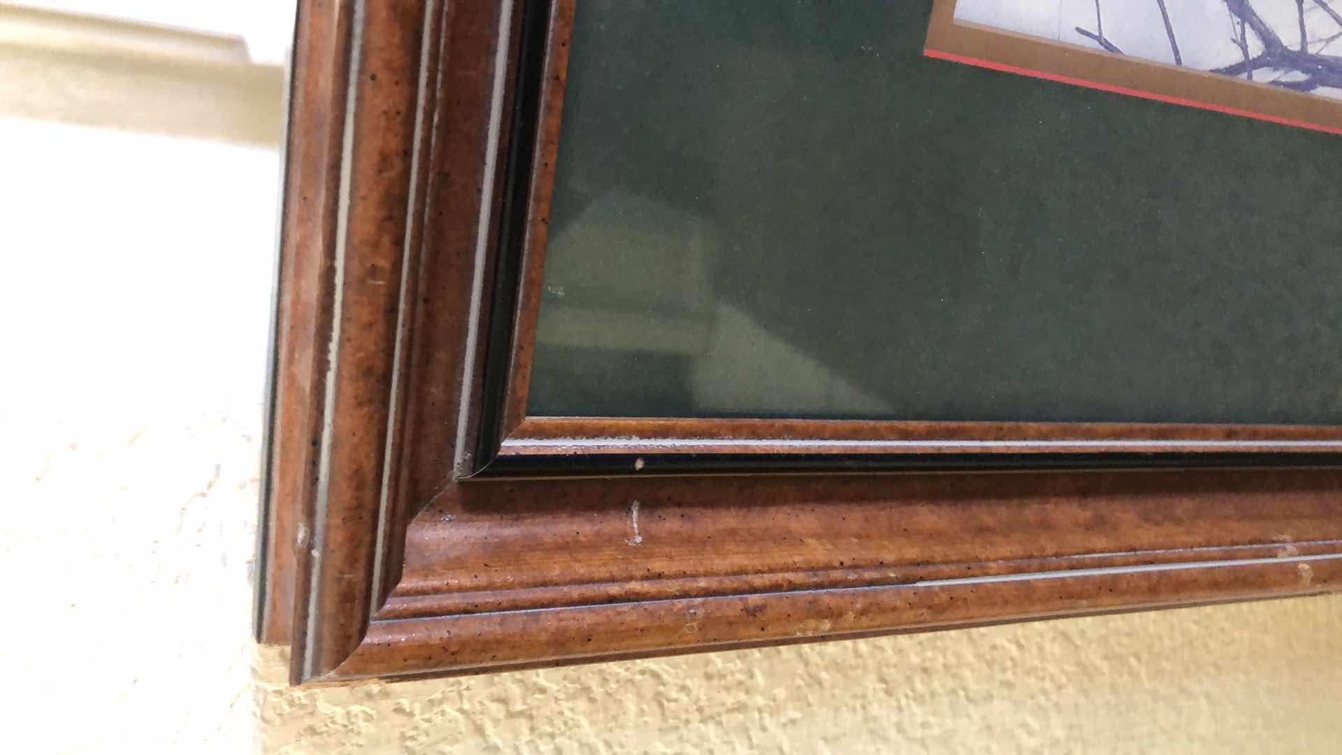 Photo 1 of FOX HUNTING MATTED PRINT 38” X 27”