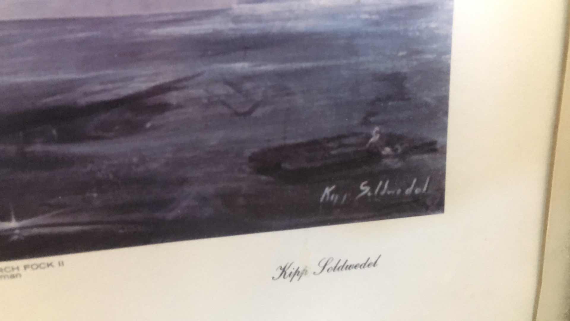 Photo 1 of NEWPORT HARBOR SHIP PRINT 1976 29”  X 24”