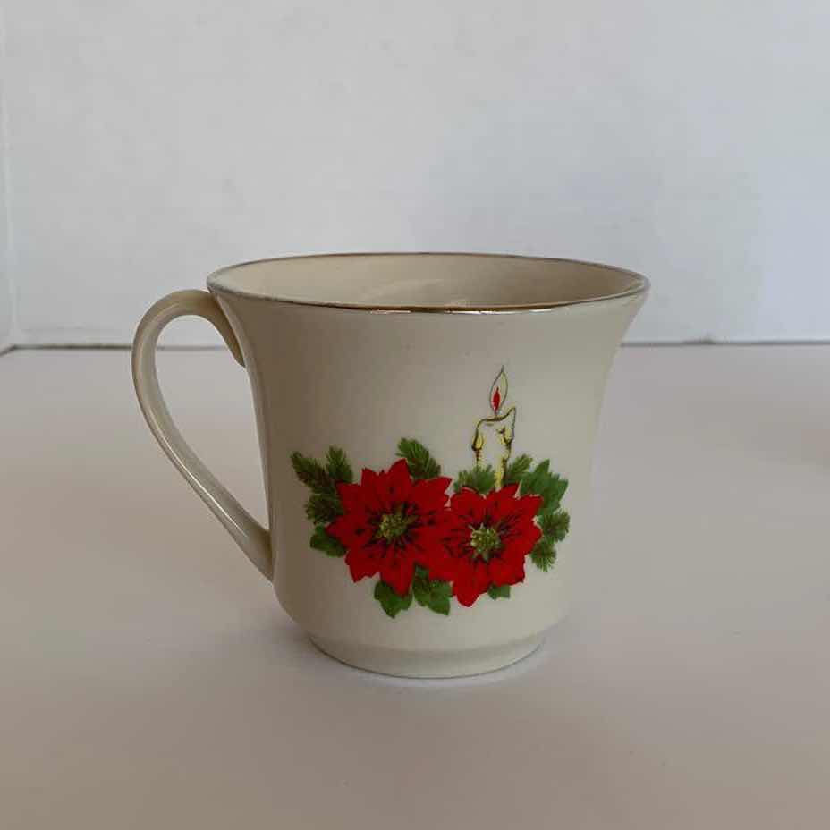 Photo 1 of 3 - TRIOMPHE CHRISTMAS FLAT CUP AND 6 - TRIOMPHE CHRISTMAS COFFEE CUP