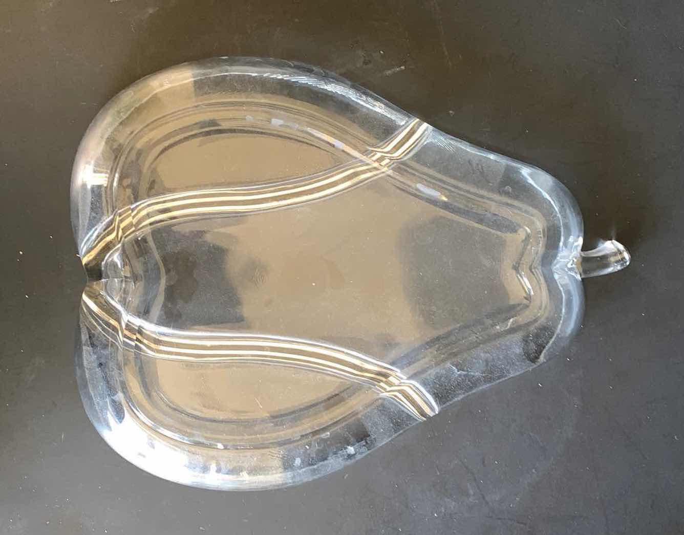 Photo 1 of PEAR SHAPED RELISH TRAY 11"