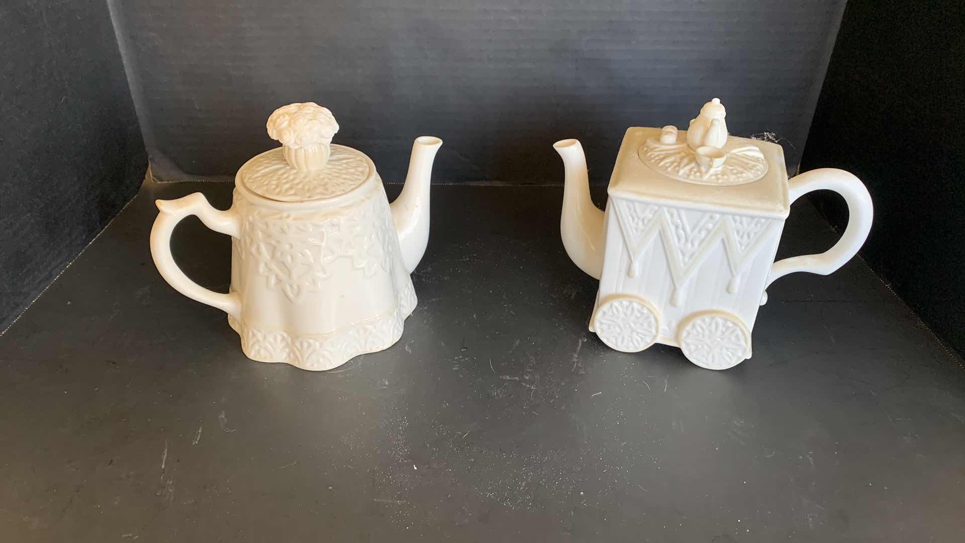 Photo 1 of 4-VINTAGE PORCELAIN TEAPOTS