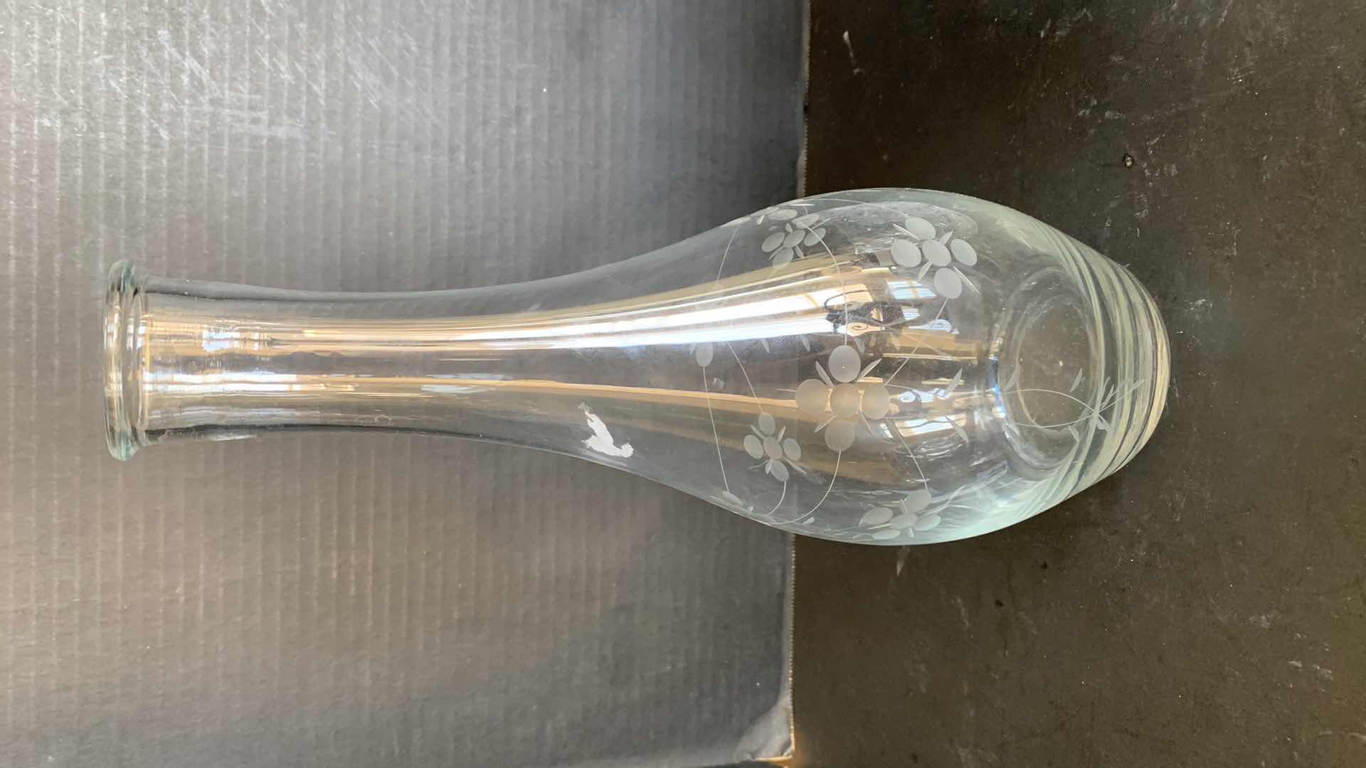 Photo 1 of DECANTER AND 6” CRYSTAL BOWL