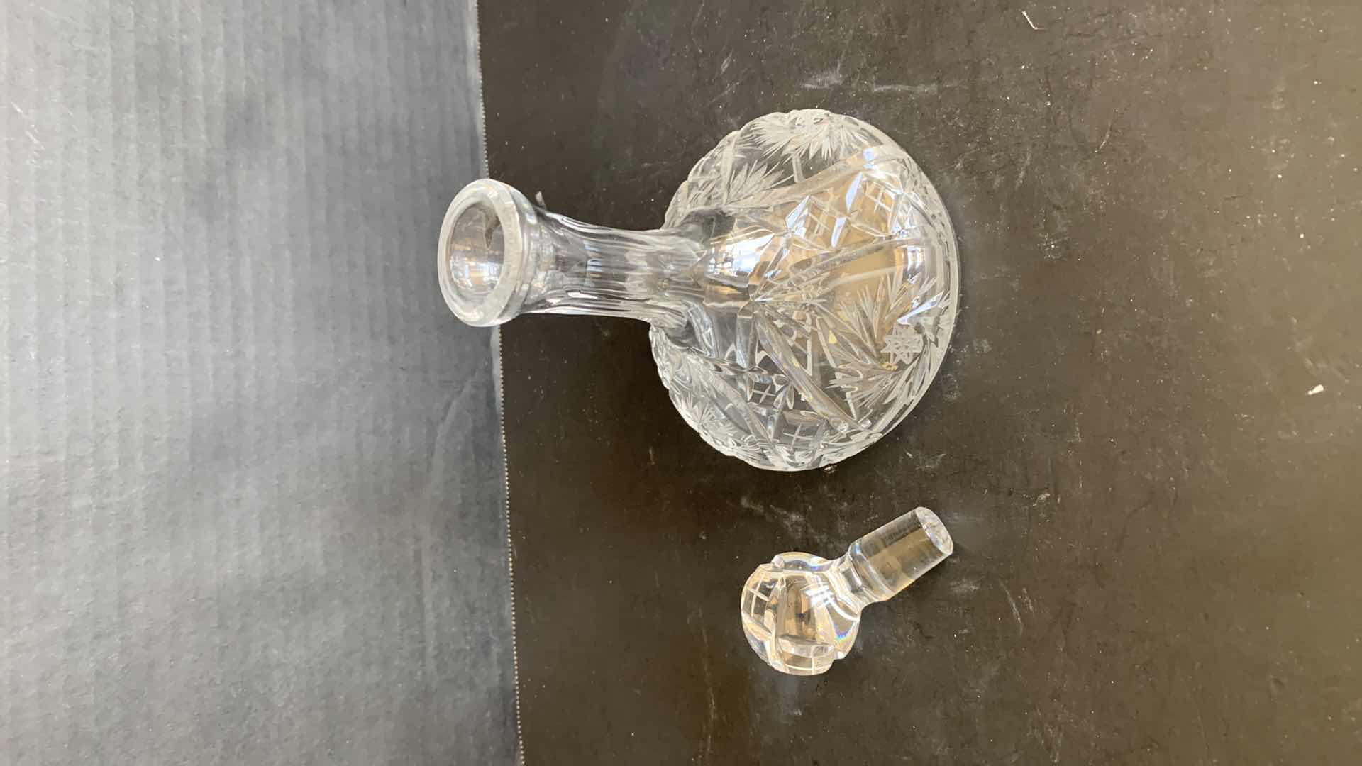 Photo 1 of CRYSTAL DECANTER 5"