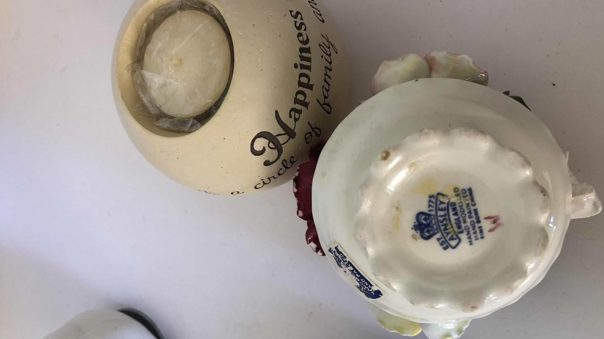 Photo 1 of 5-COLLECTIBLE FIGURINES & FLORALS