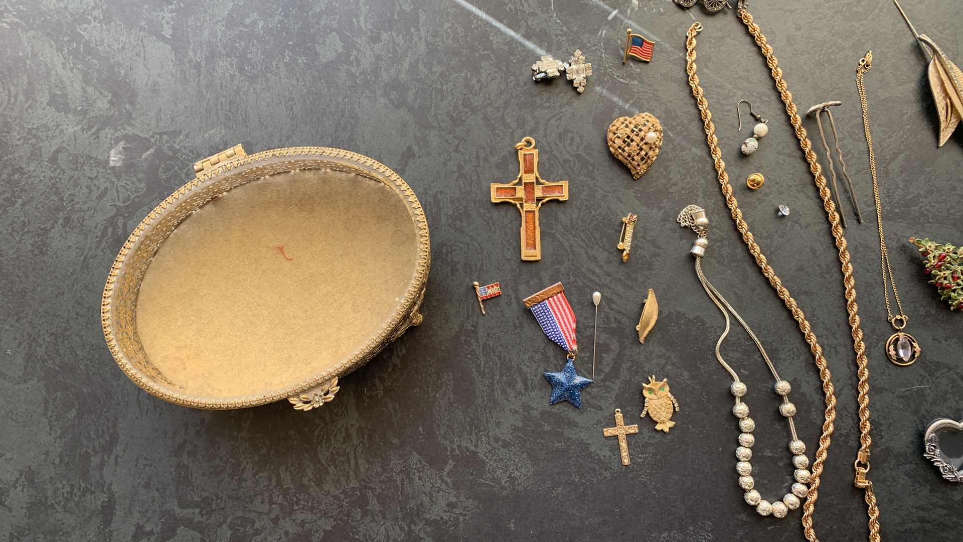 Photo 1 of COSTUME JEWELRY WITH BOX