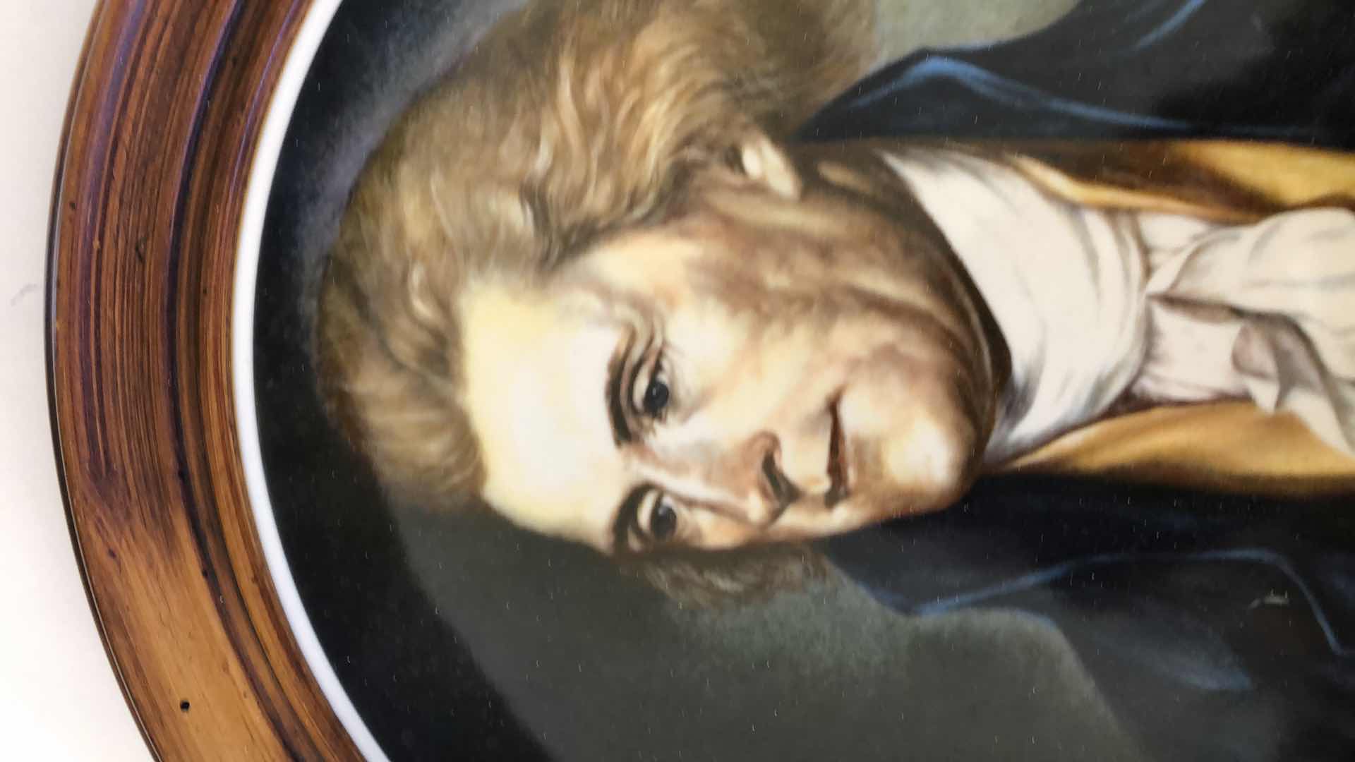 Photo 1 of PRESIDENT THOMAS JEFFERSON COMMERATIVE PLATE BY FRANCISCAN MASTERPIECE
