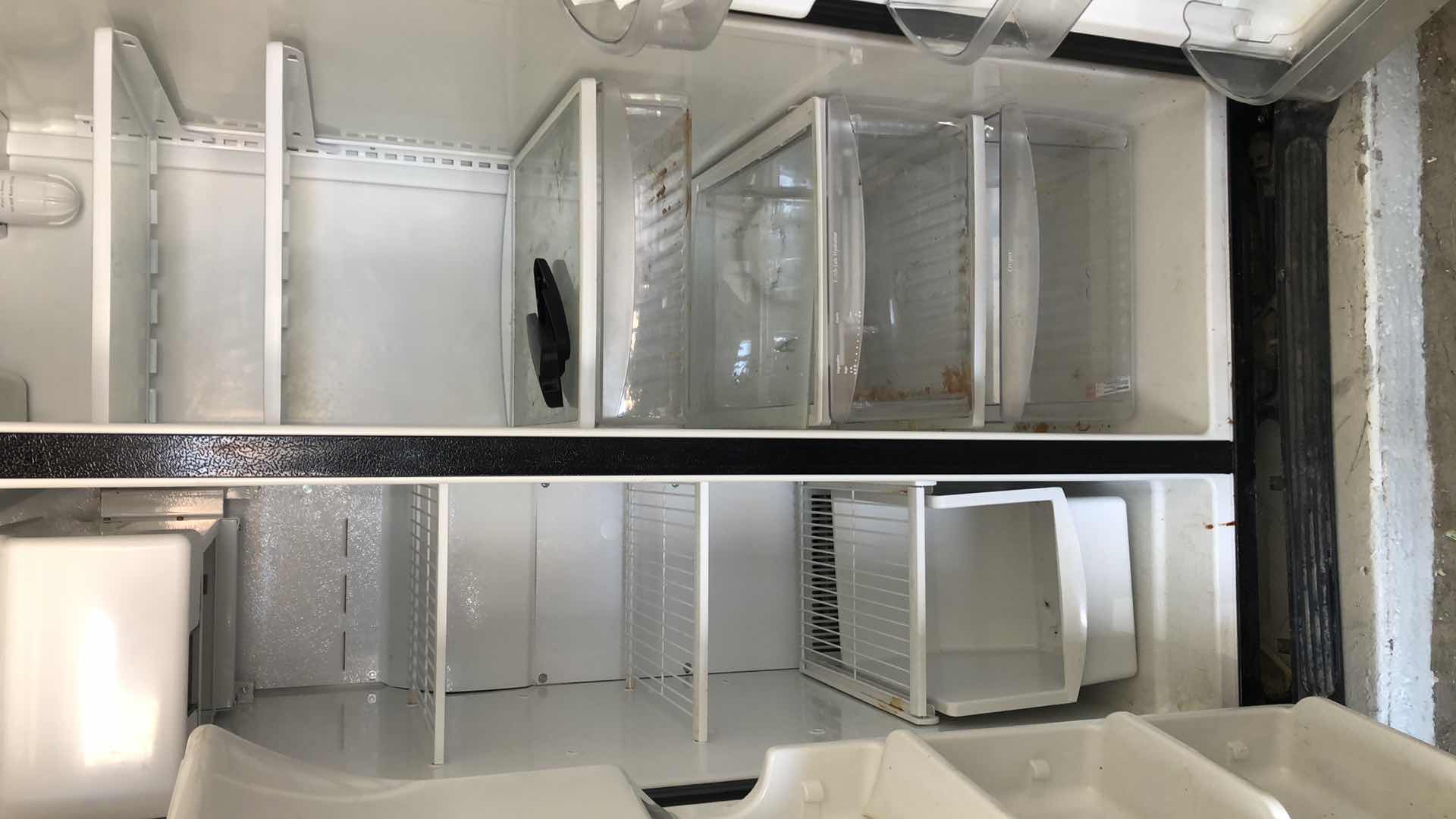 Photo 1 of STAINLESS STEEL FRIGIDAIRE REFRIGERATOR/FREEZER (MODEL FRS266ZDSB4)