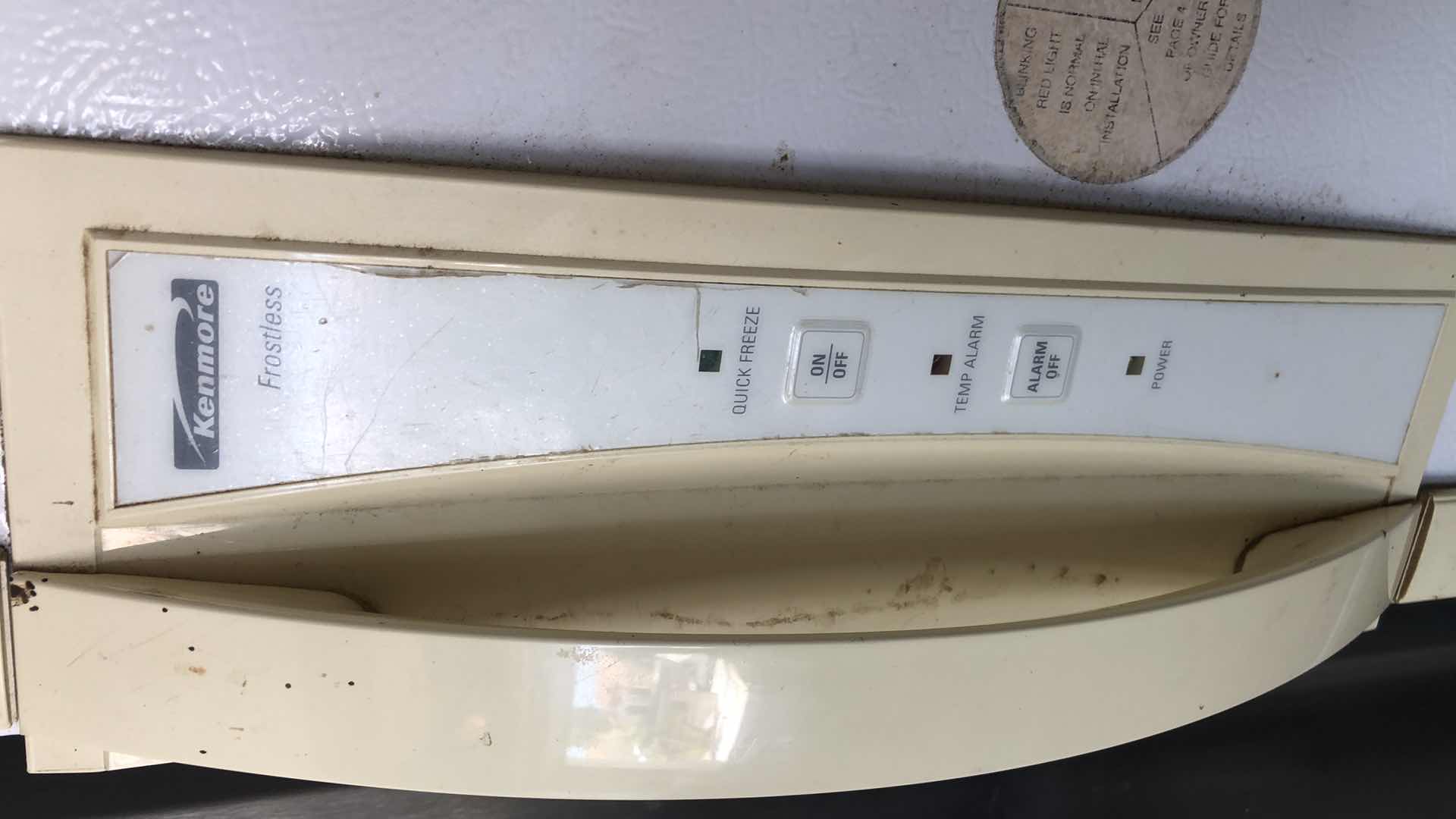 Photo 1 of KENMORE FREEZER MODEL 253.9280812