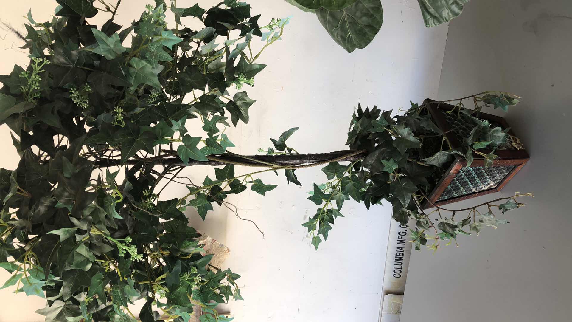 Photo 1 of 2-FAUX POTTED TREES