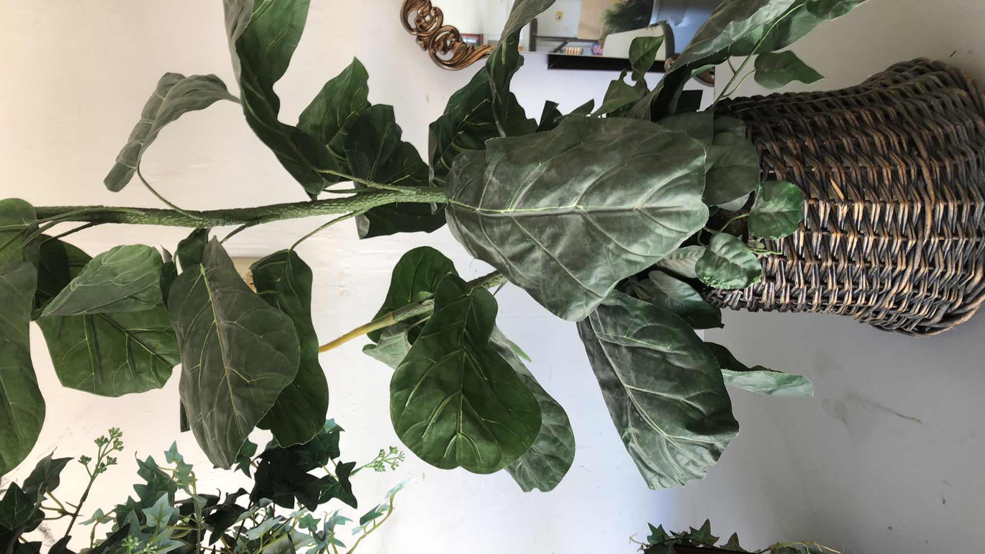 Photo 1 of 2-FAUX POTTED TREES