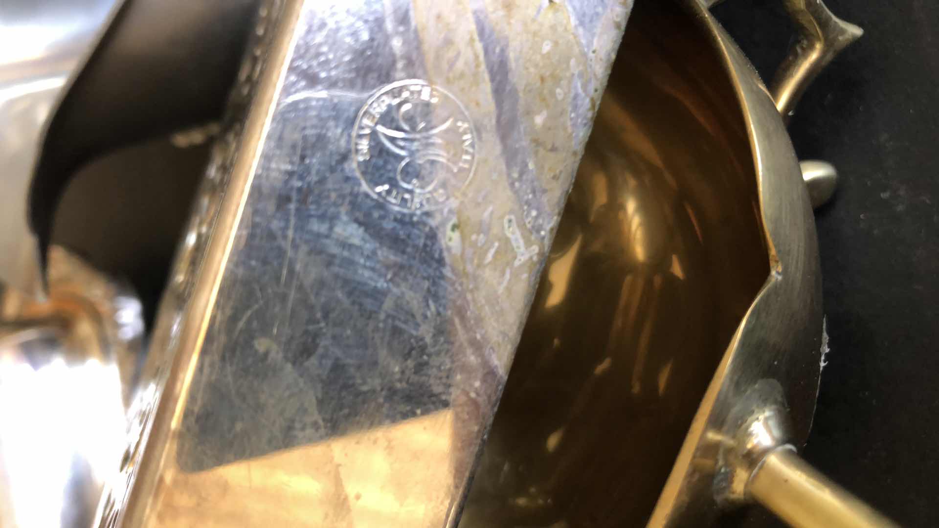 Photo 1 of 5-SILVER-PLATED SERVING DISHES