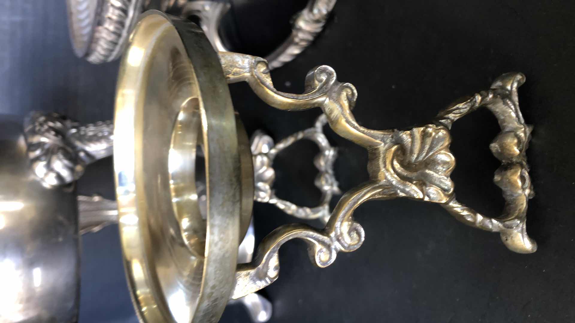 Photo 1 of 3-SILVER-PLATED CHAFING DISHES