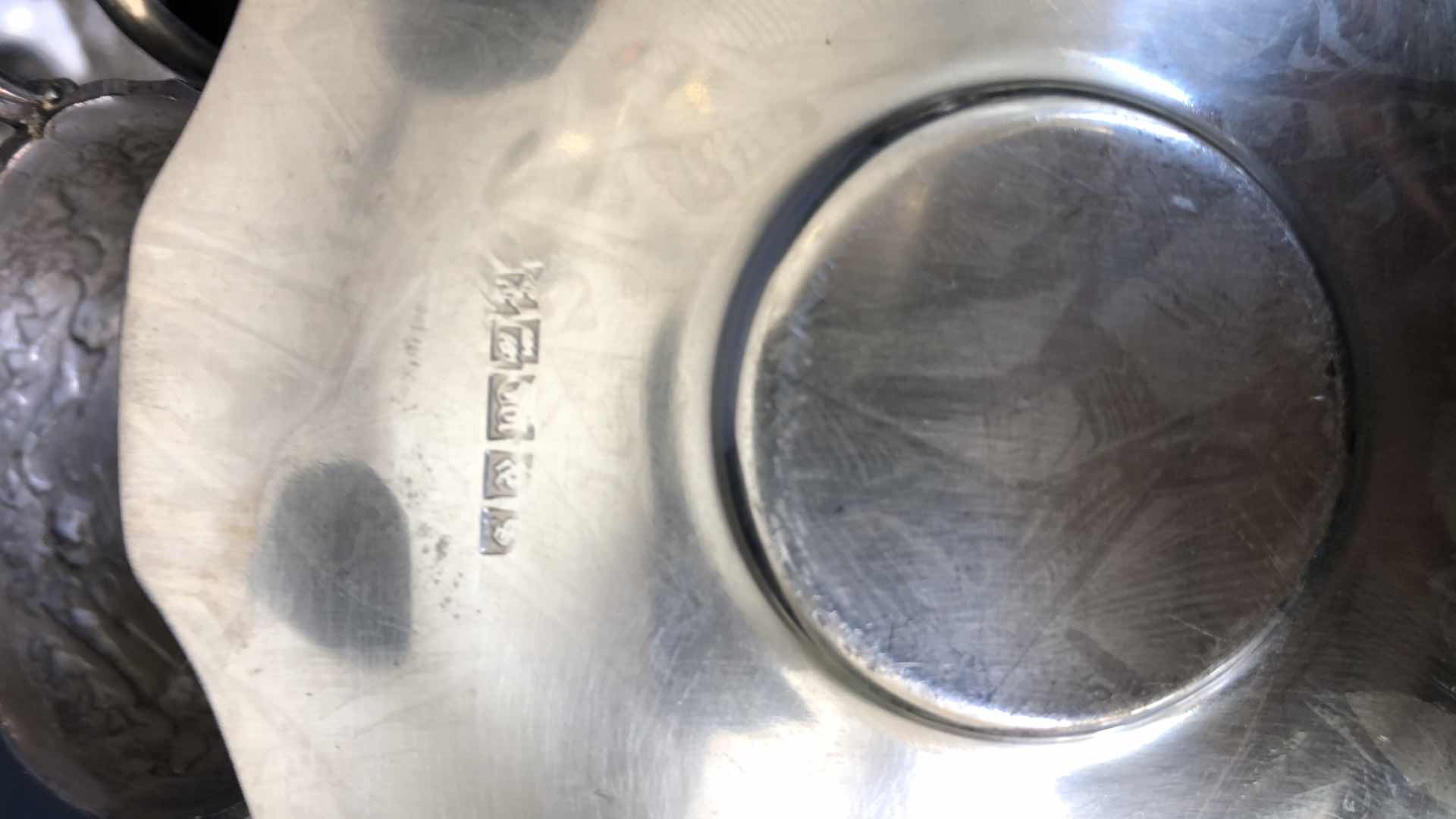 Photo 1 of 6-VINTAGE SILVER CUP & SAUCERS