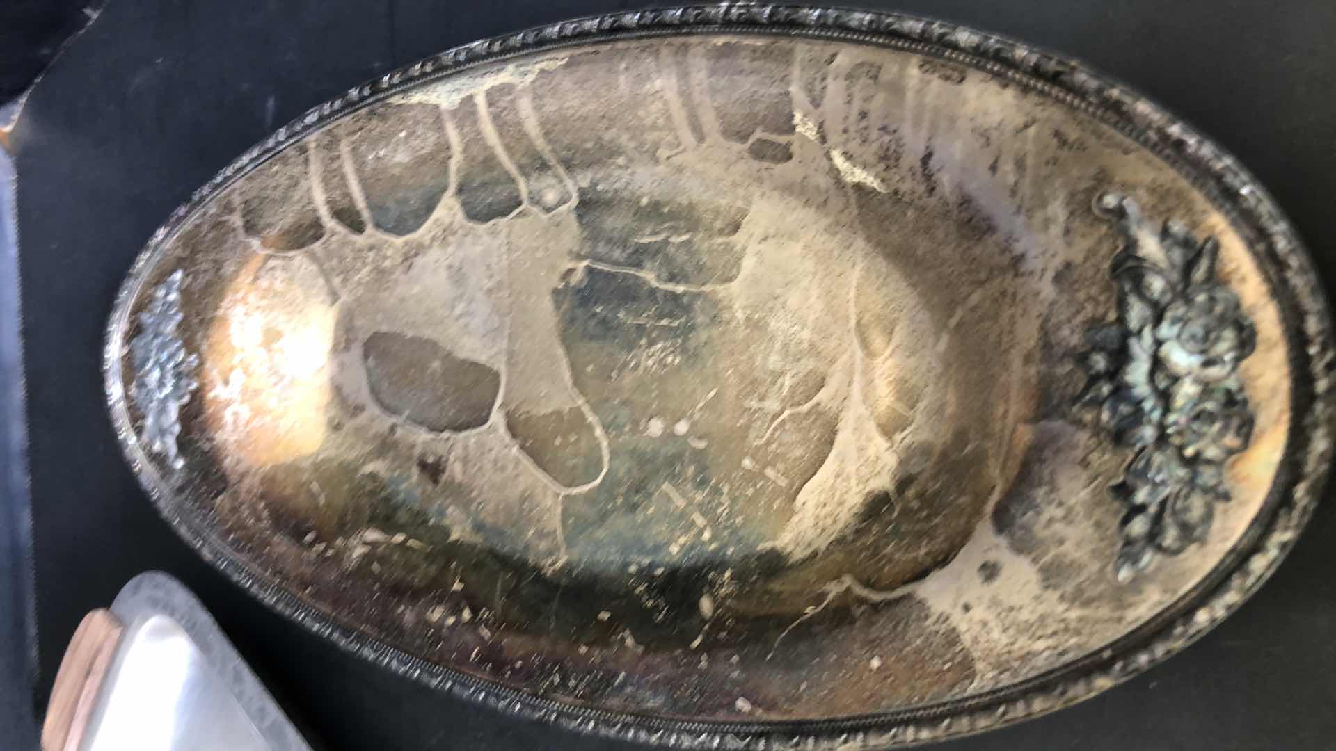 Photo 1 of SILVER PLATED SERVING TRAYS