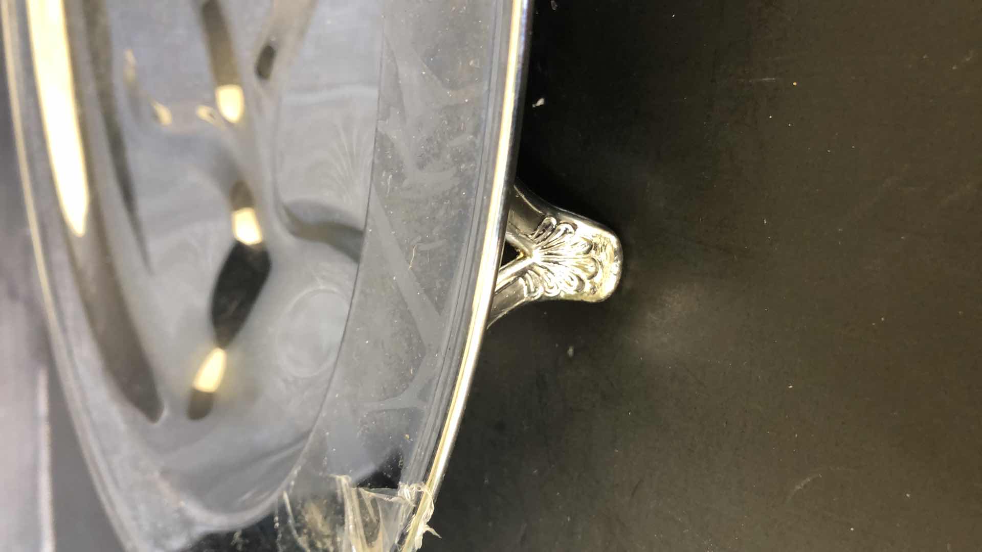 Photo 1 of SILVER PLATED SERVING TRAY 16” WIDE