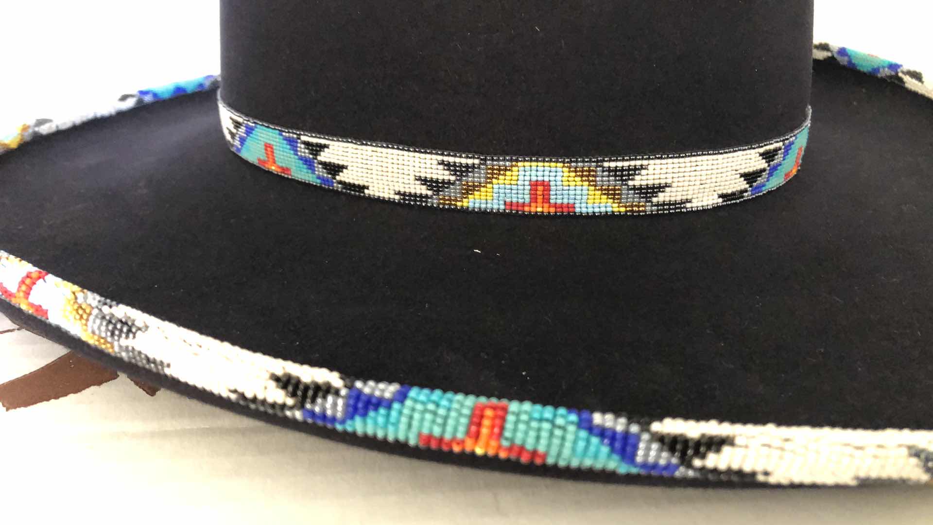 Photo 1 of O’FARRELL HANDCRAFTED BEADED FELT HAT