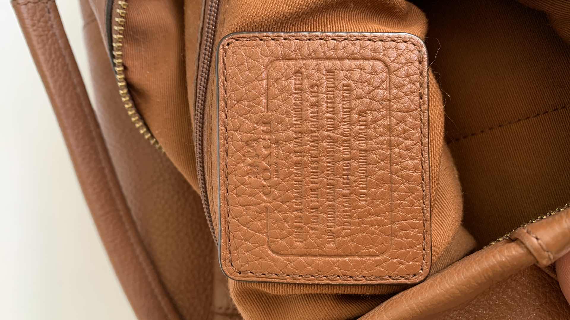 Photo 1 of COACH ISABELLE BROWN HOBO BAG