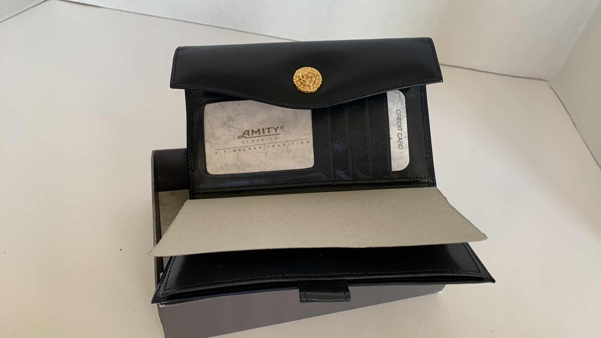 Photo 1 of AMITY NAVY TRIFOLD WALLET