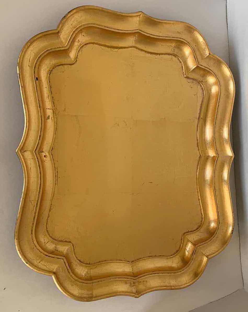 Photo 1 of BLACK AND GOLD PLASTIC SERVING SET