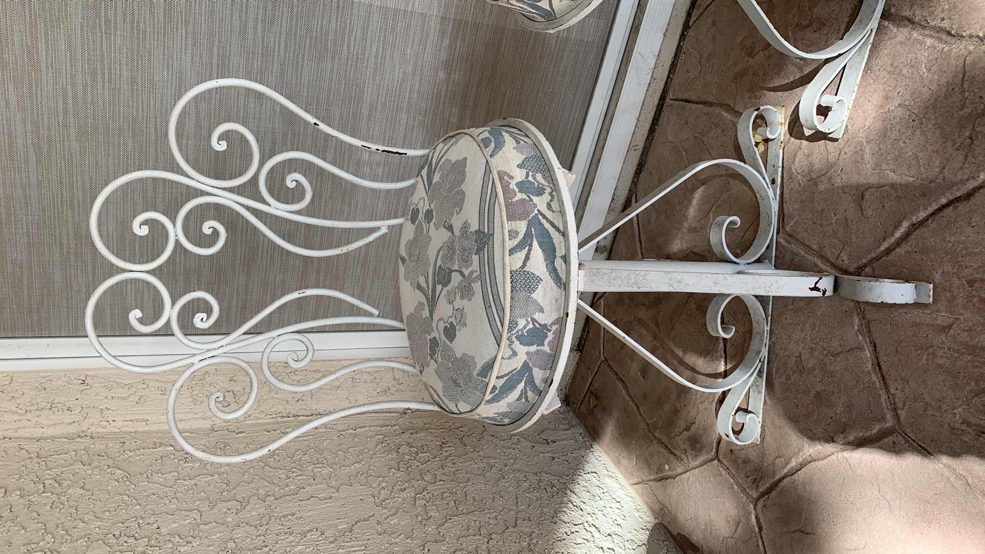 Photo 1 of VINTAGE WROUGHT IRON PATIO CHAIRS