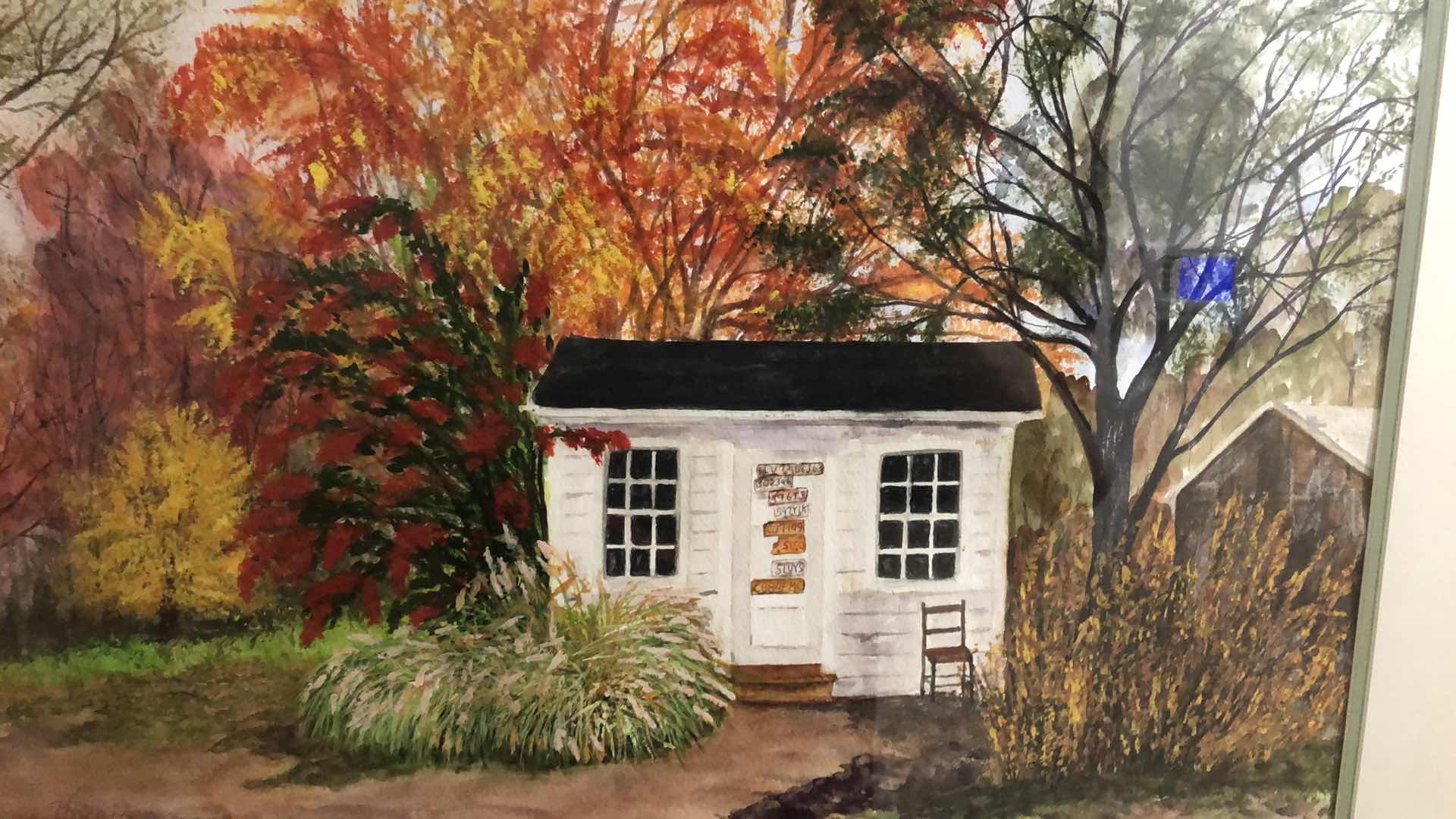 Photo 1 of ORIGINAL WATERCOLOR SIGNED BY ARTIST 31” X 25”