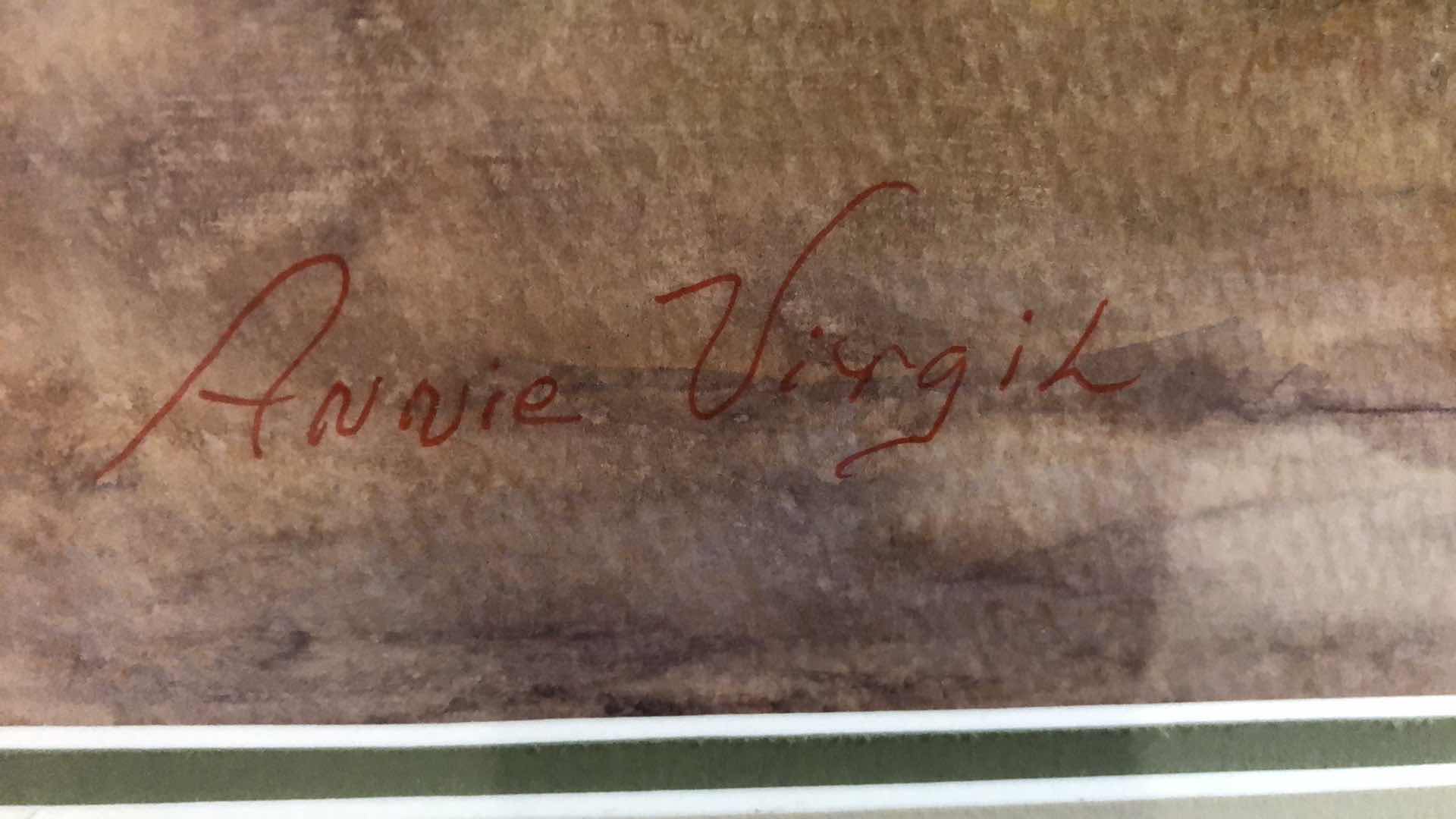 Photo 1 of ORIGINAL WATERCOLOR SIGNED BY ARTIST 31” X 25”