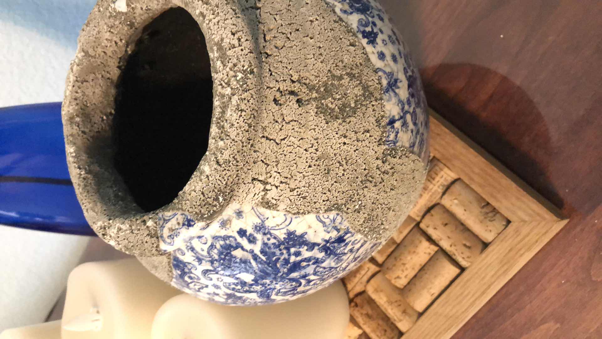 Photo 1 of CLAY POTTERY VASE AND ORNAMENTAL DECOR