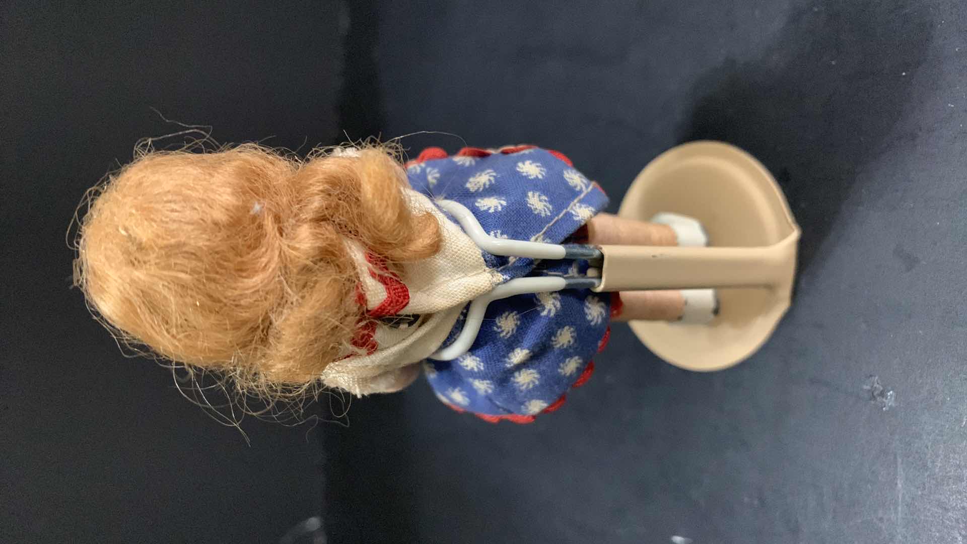 Photo 1 of 4” VINTAGE DOLLHOUSE DOLL