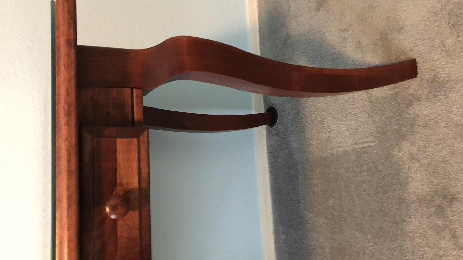 Photo 1 of FRENCH COUNTRY CABROLIE WRITING TABLE WITH GLASS TOP 54” X 27” H 30”