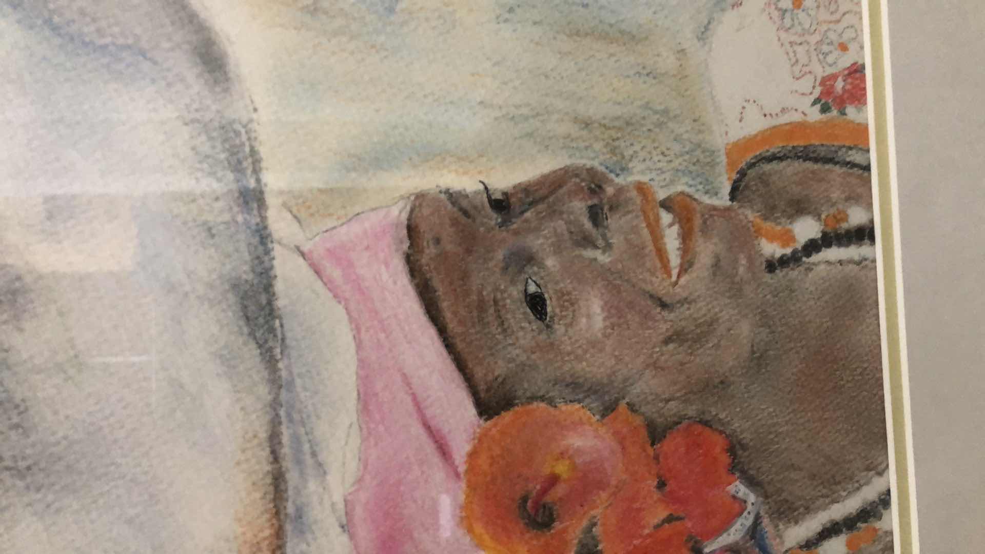 Photo 1 of ORIGINAL SIGNED WATERCOLOR AND PENCIL PAINTING 20” X 27”