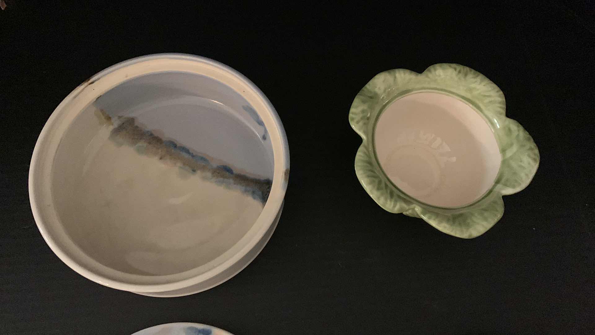 Photo 1 of 2 CERAMIC BOWLS WITH LIDS