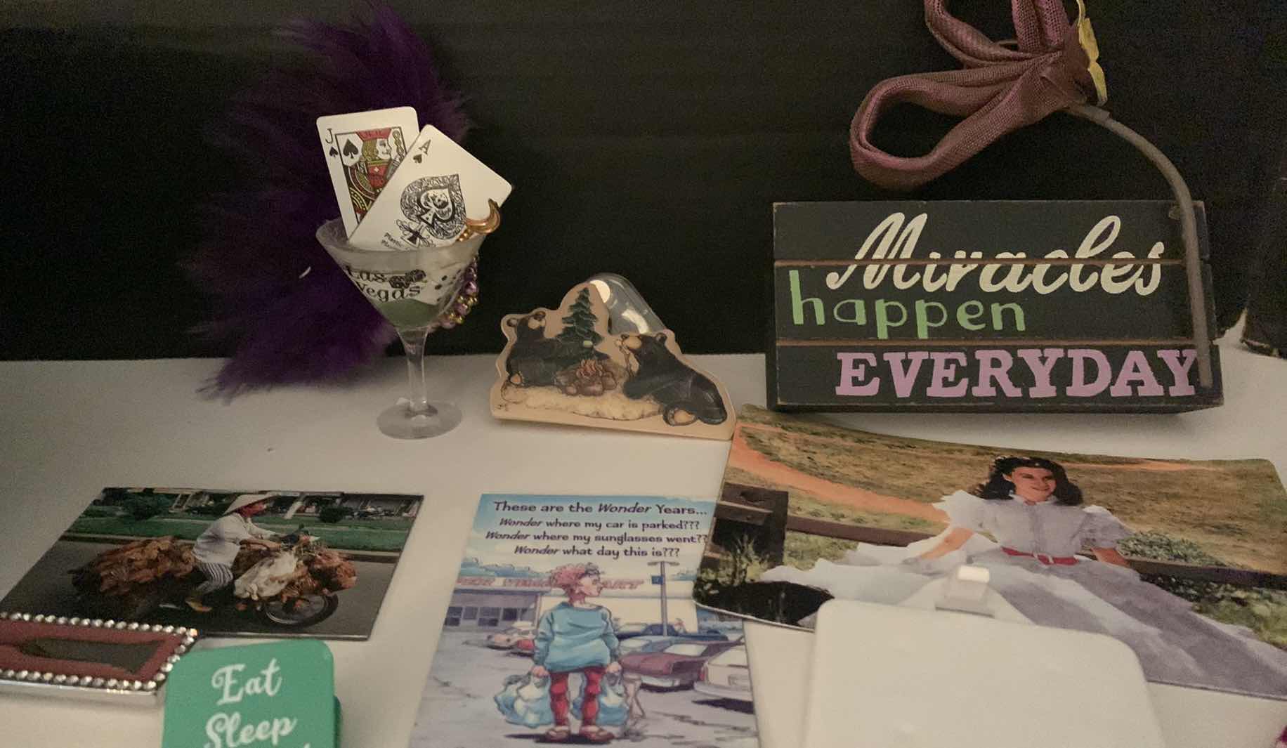 Photo 1 of 11.5” CERAMIC BOWL WITH FRUIT DECOR AND COLLECTIBLE MAGNETS