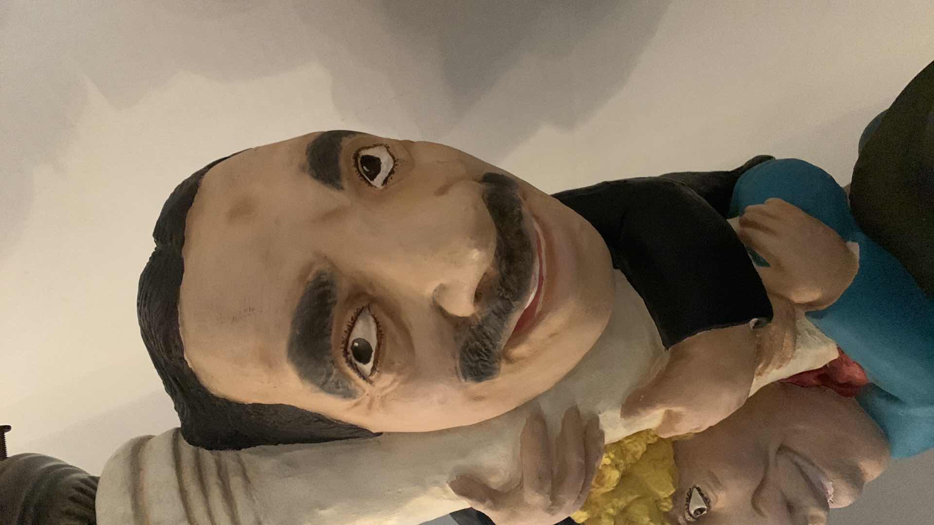 Photo 1 of 33” PLASTER MARX BROTHERS TABLE LAMP