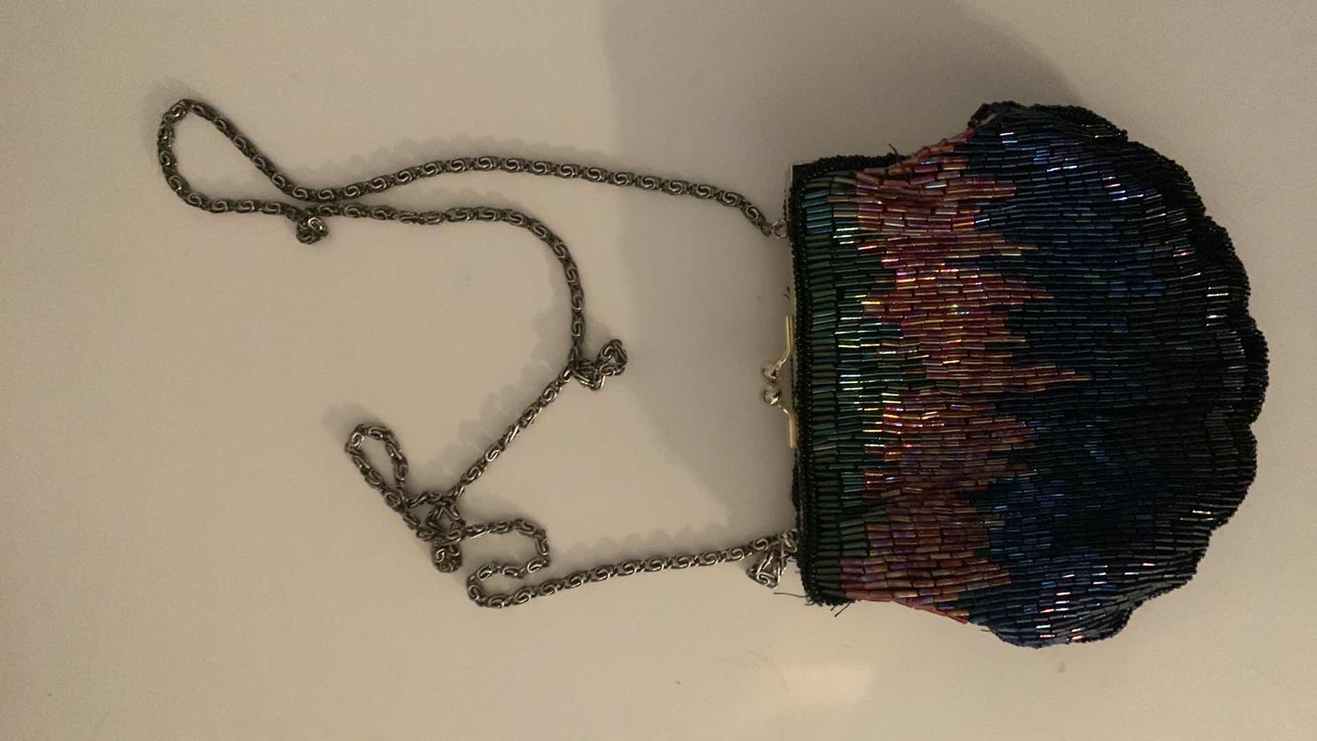 Photo 1 of BEADED PURSE, SEQUIN PURSE AND RED CLUTCH