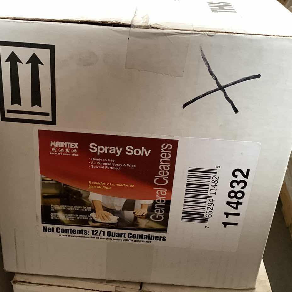 Photo 1 of 12-MAINTEX SPRAY SOLV GENERAL CLEANER 1 QUART