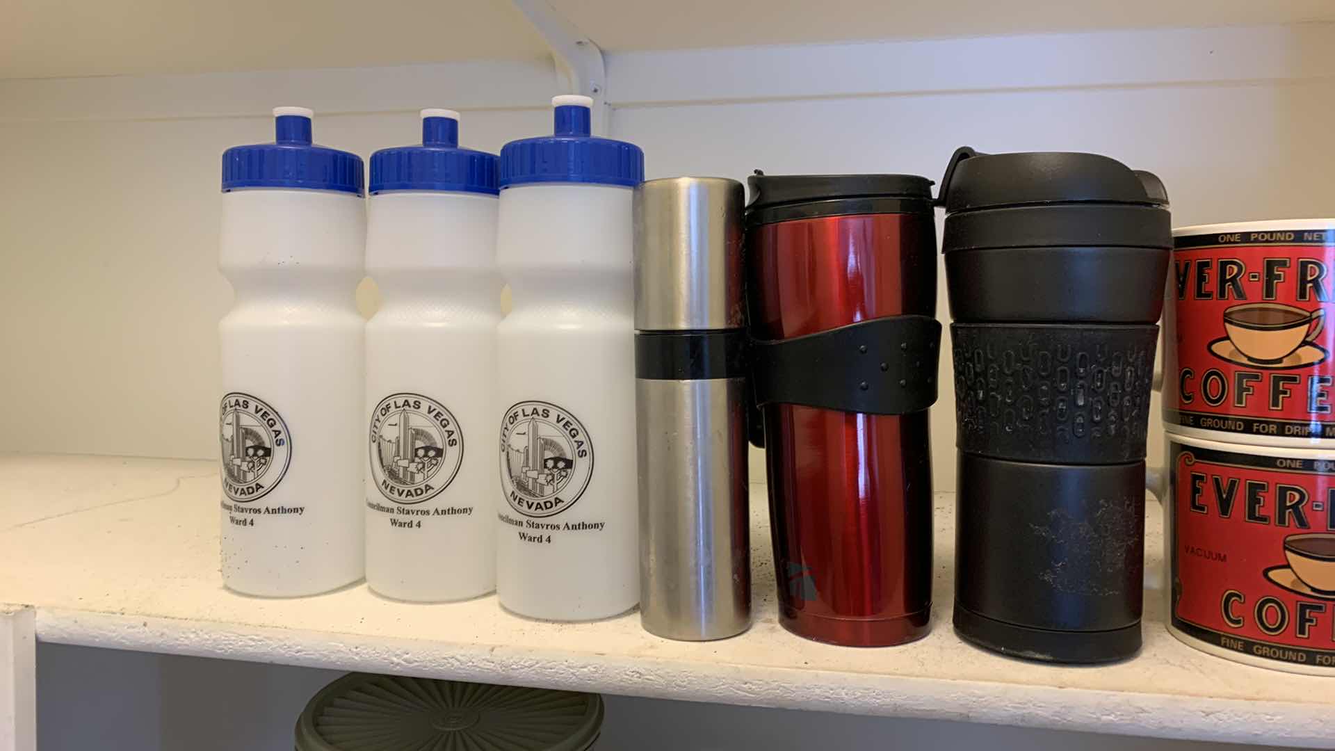 Photo 1 of COFFEE CUPS AND WATER CONTAINERS