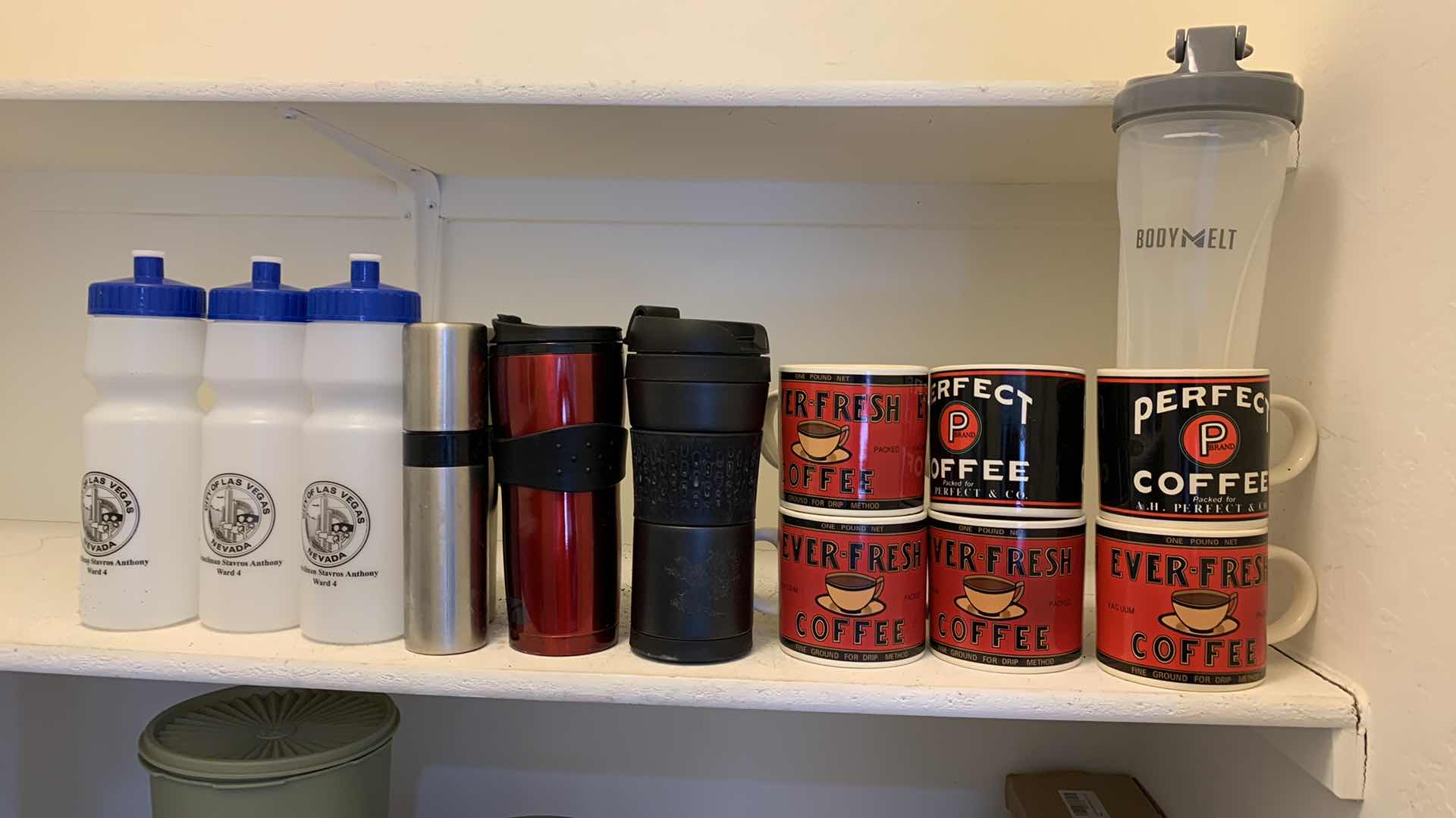 Photo 1 of COFFEE CUPS AND WATER CONTAINERS