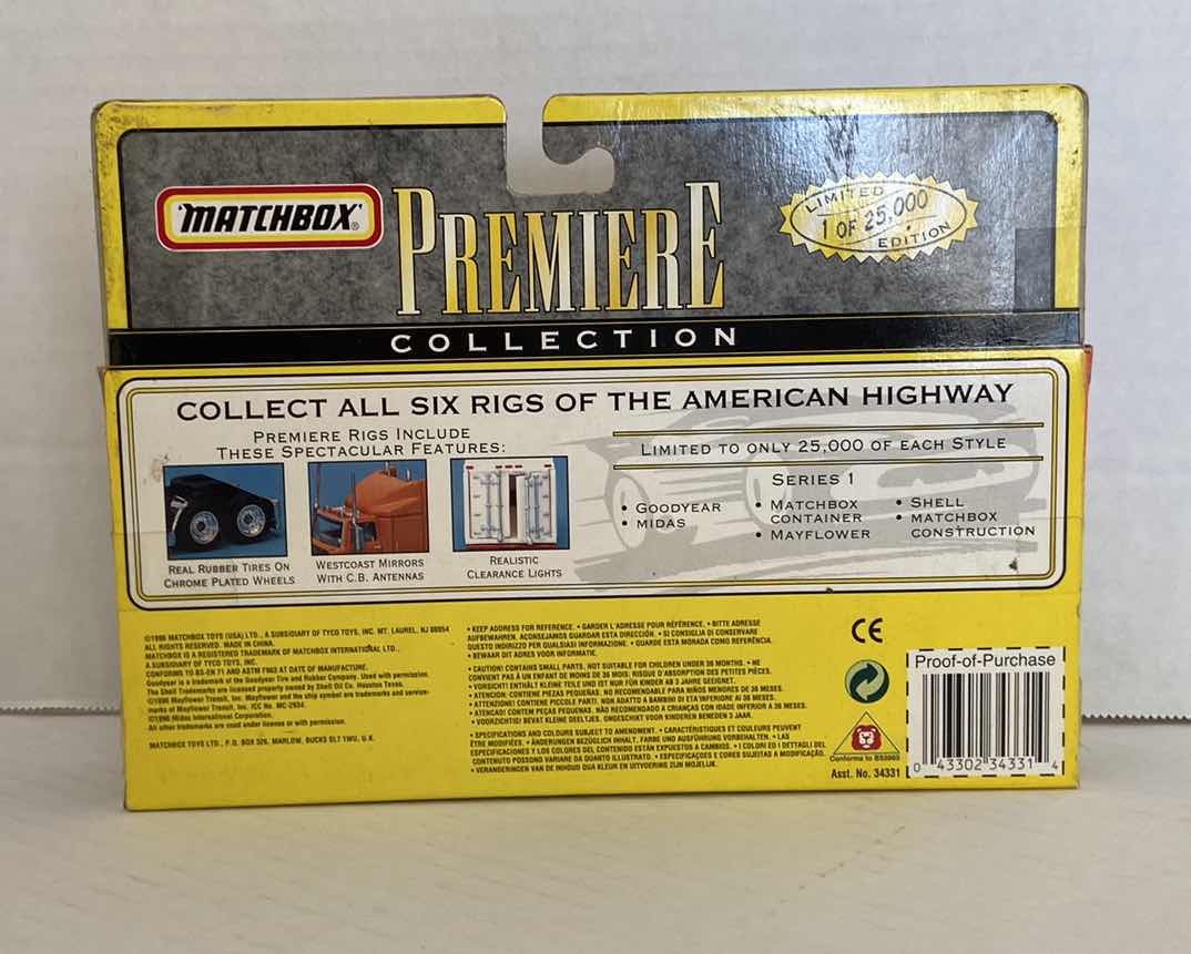 Photo 1 of MATCHBOX RIGS SERIES #1 PREMIERE COLLECTION KENWORTH AERODYNE MATCHBOX