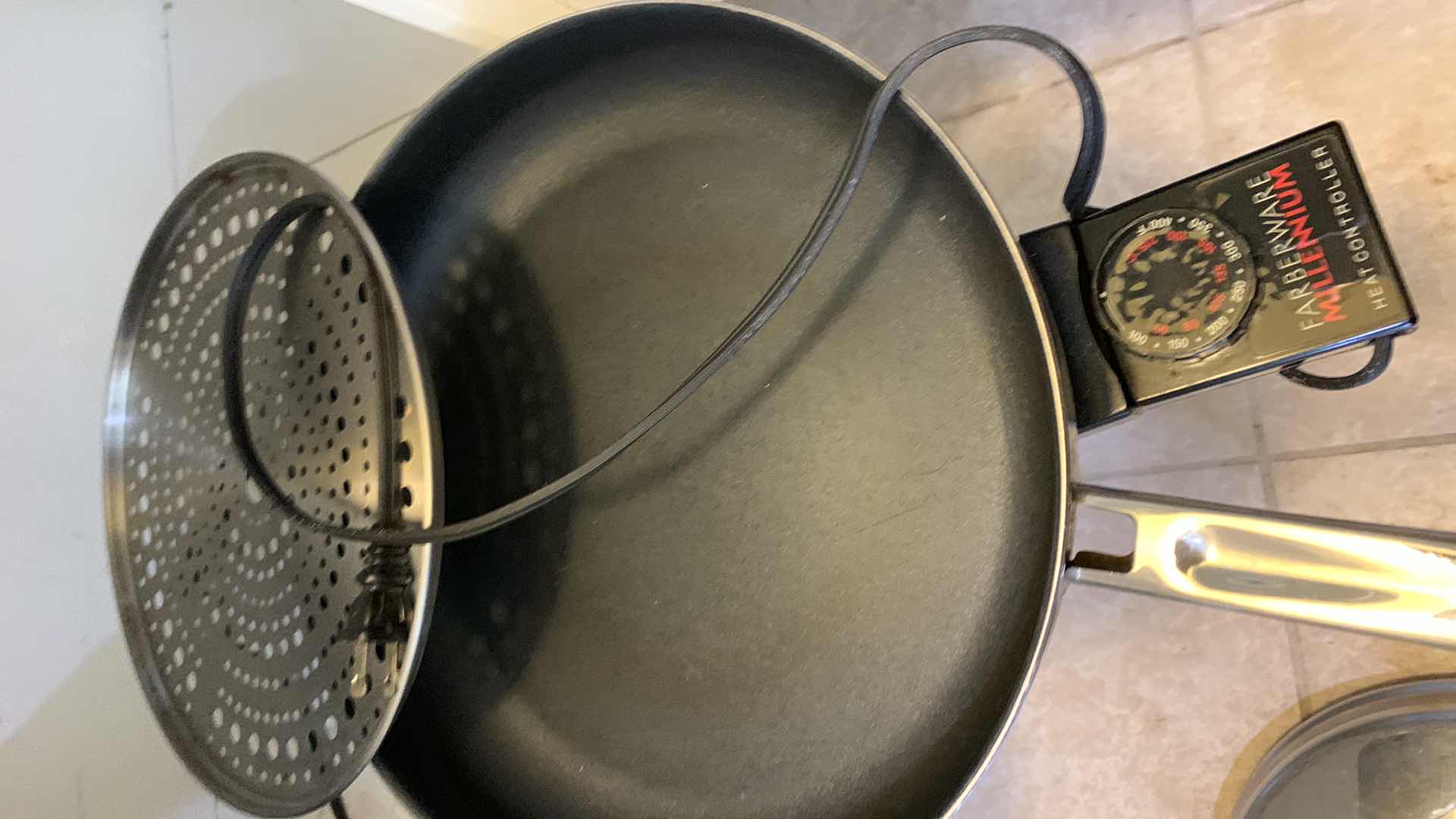 Photo 1 of FARBERWARE MILLENNIUM STAINLESS STEEL ELECTRIC FRY PAN