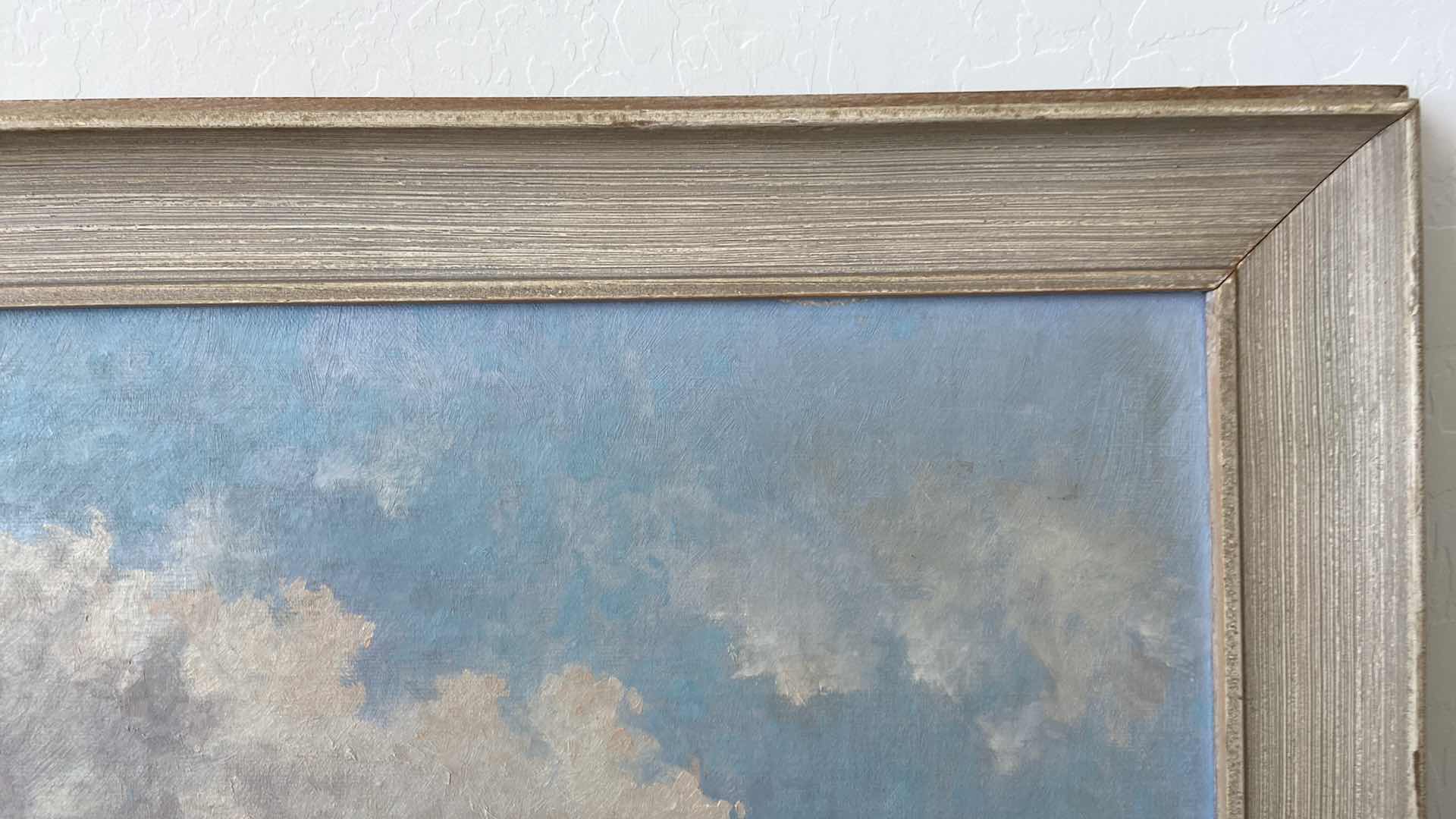 Photo 1 of DESERT LANDSCAPE OIL PAINTING WILLIAM REYNOLDS 27” X 21”