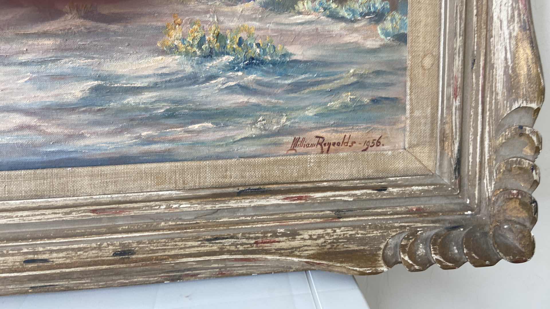 Photo 1 of LANDSCAPE OIL PAINTING WILLIAMS REYNOLDS
31” X 24”