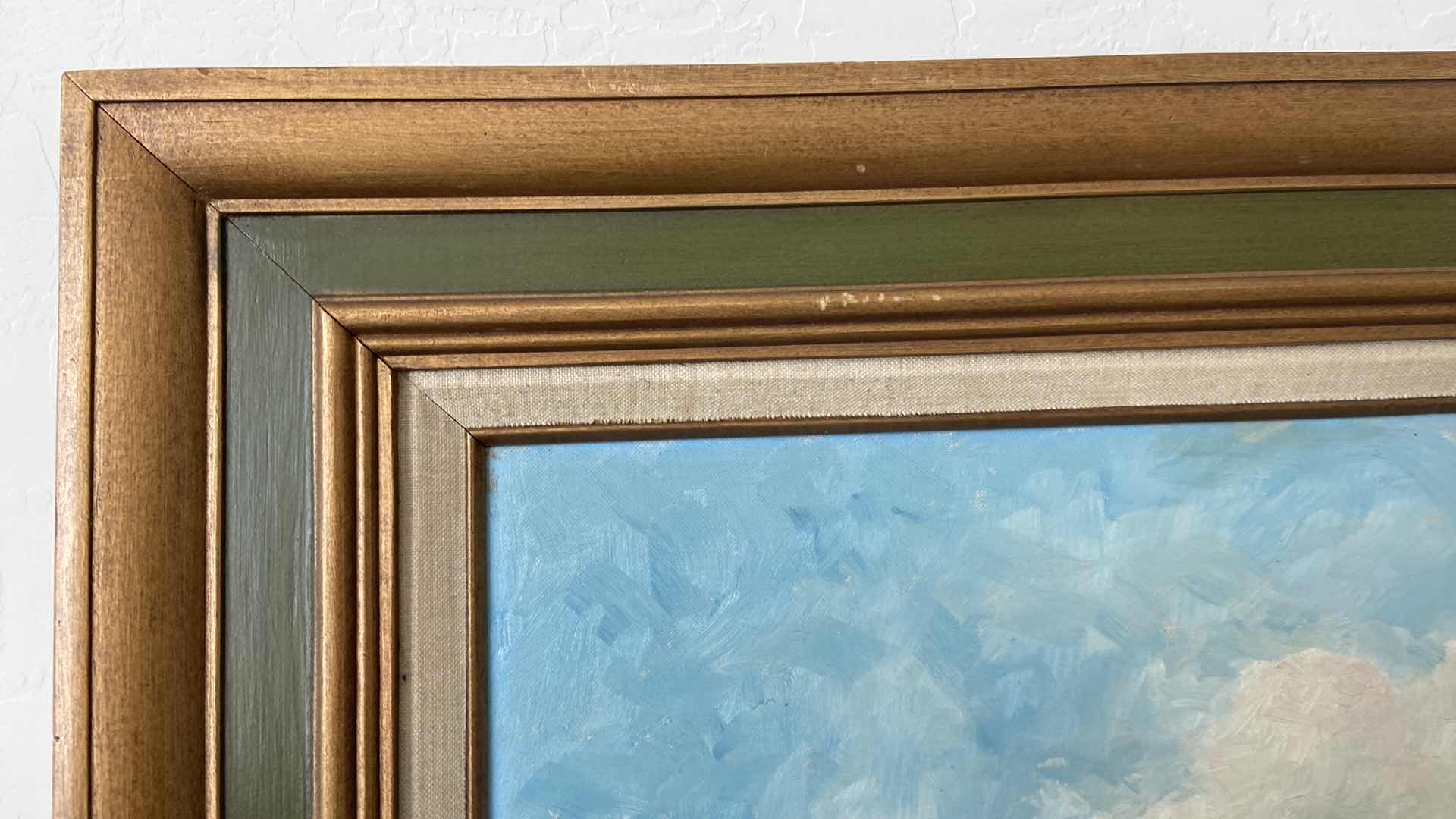 Photo 1 of LANDSCAPE OIL PAINTING WILLIAM REYNOLDS